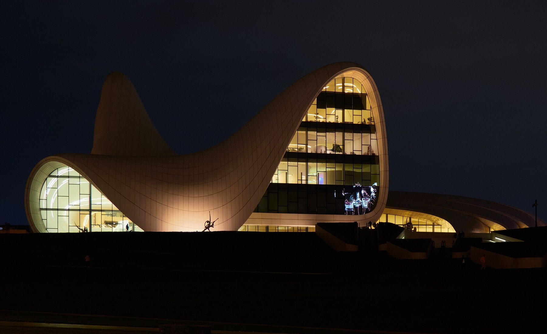 The Heydar Aliyev Center in Baku, one of the guided experiences included in the journey